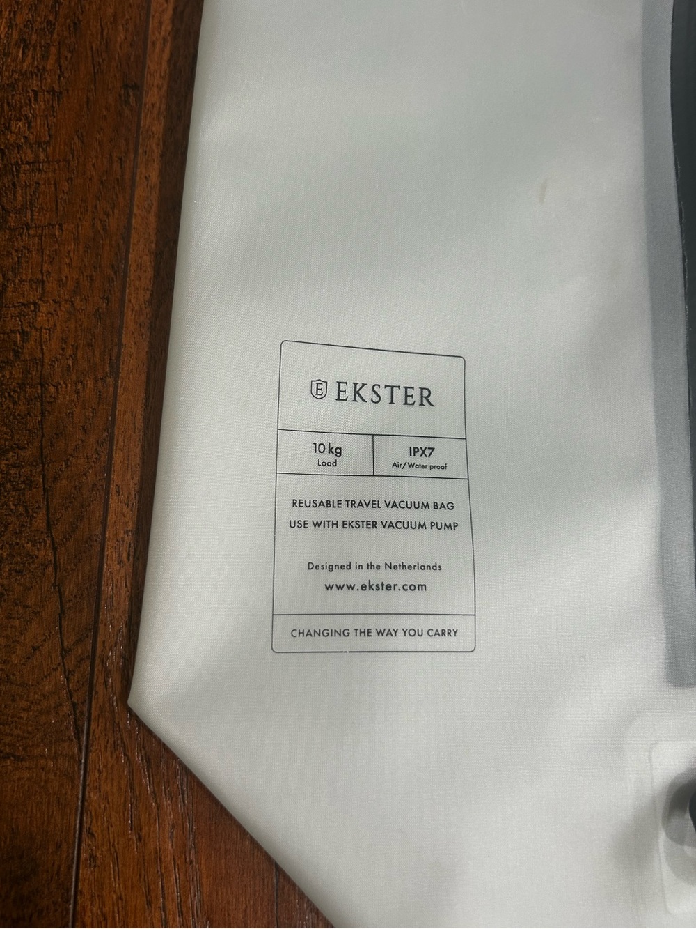 Ekster TravelPack Vacuum Bag Gray - Picture 2 of 2
